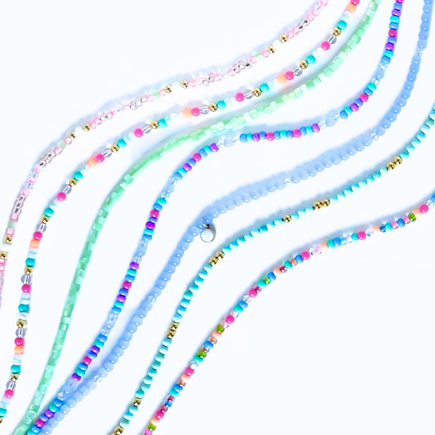 Neutral Beaded 4mm Necklace