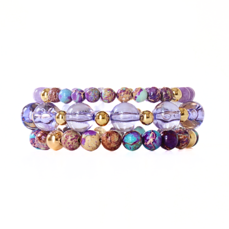 Apple Cranberry Moscow Mule Bracelet Stack