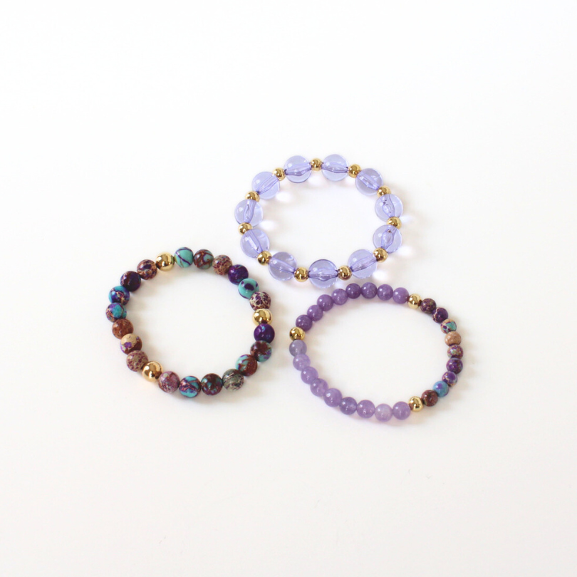Apple Cranberry Moscow Mule Bracelet Stack