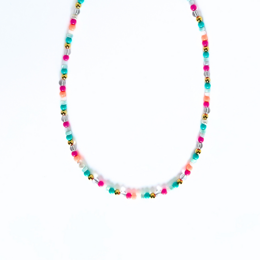 Sprinkle Beaded 4mm Necklace