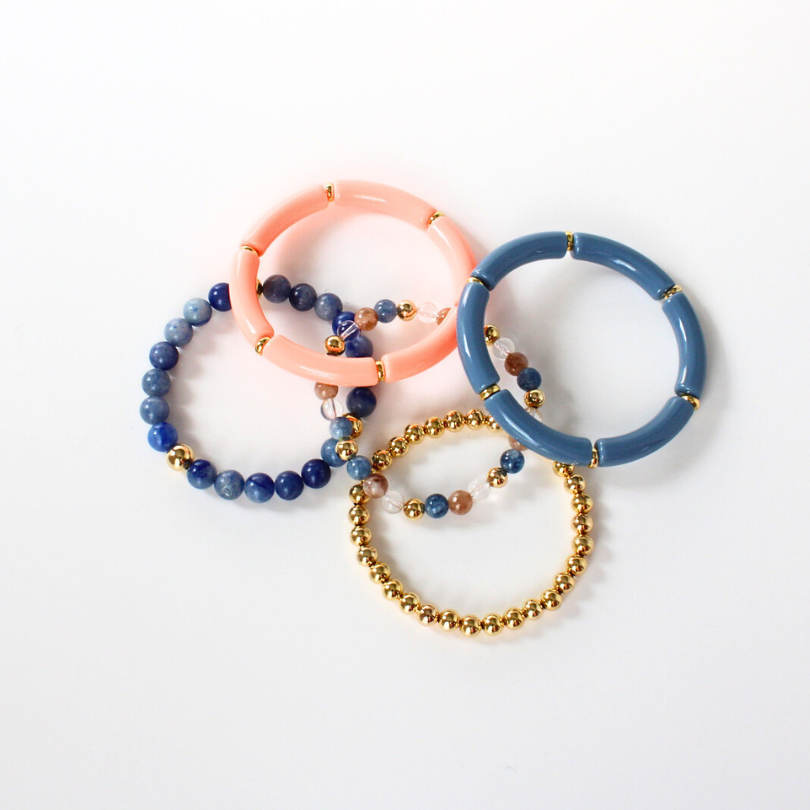 Pumpkin Apple Bracelet Stack