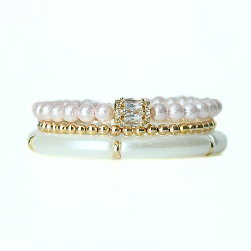 Let It Snow Bracelet Stack