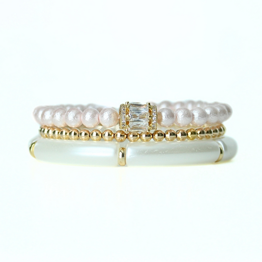 Let It Snow Bracelet Stack
