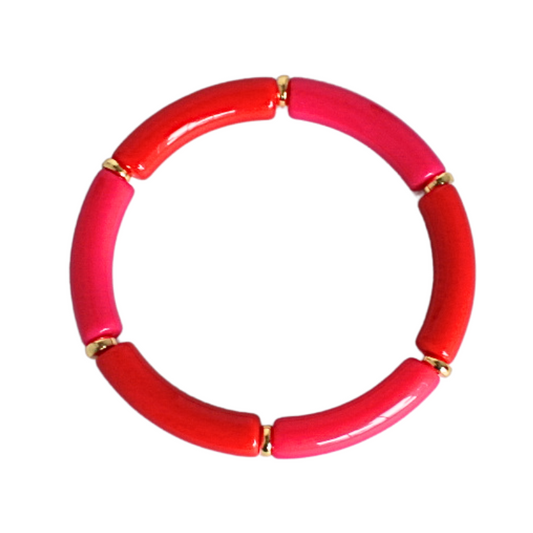 Red Acrylic Bangle