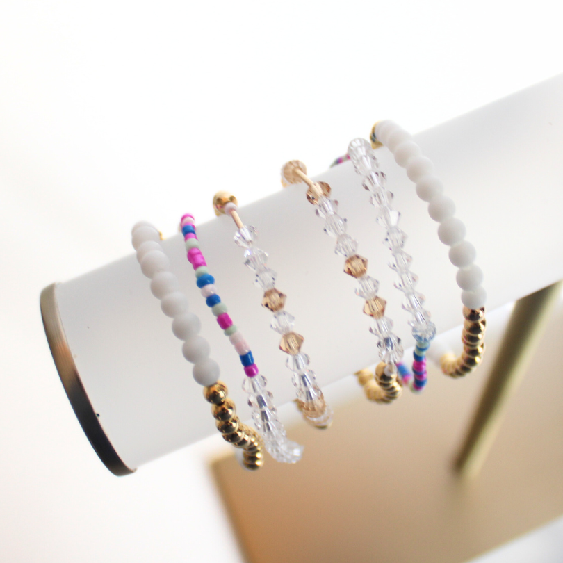 the diy: beaded friendship bracelets